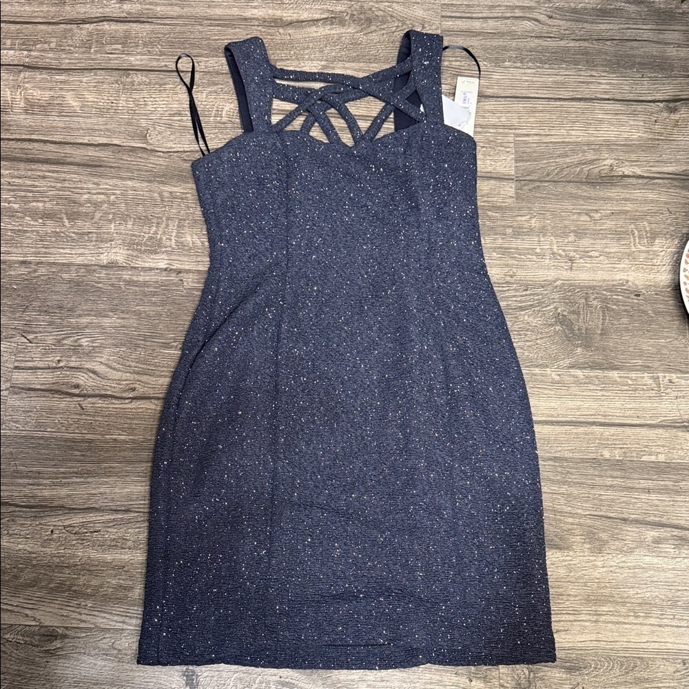Eliza J Glittering  Mini Dress